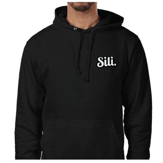 Sili Sunglasses Chest Logo Hoody Black-Hoody-Sili Sunglasses