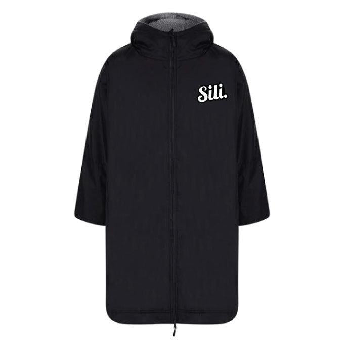 Sili Sunglasses Dry Fleece Surf Robe Black-Robe-Sili Sunglasses