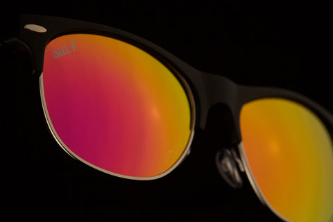Ares - Black with Pink lenses